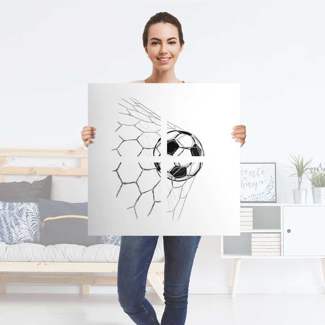 Möbelfolie Eingenetzt - IKEA Expedit Regal 4 Türen - Folie