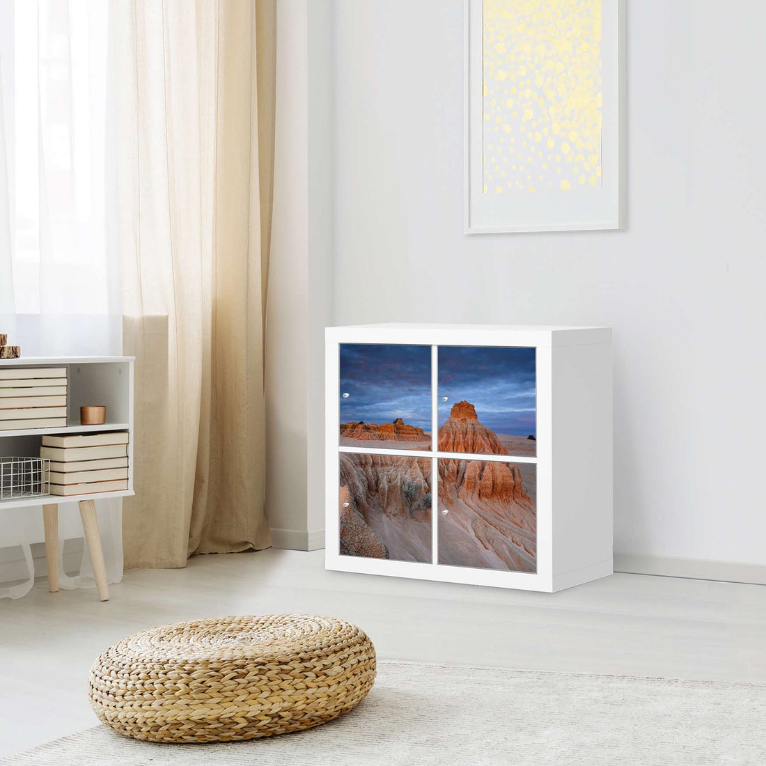 Möbelfolie Outback Australia - IKEA Expedit Regal 4 Türen - Wohnzimmer