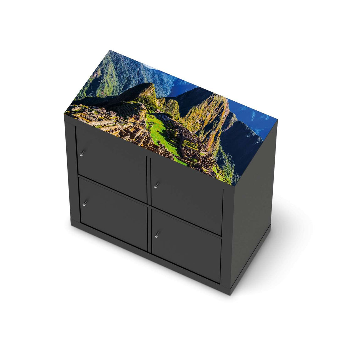 Möbelfolie Machu Picchu - IKEA Expedit Regal [oben] - schwarz