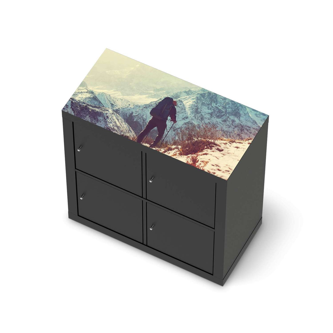 Möbelfolie The sky is the limit - IKEA Expedit Regal [oben] - schwarz