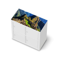 Möbelfolie Machu Picchu - IKEA Expedit Regal [oben]  - weiss