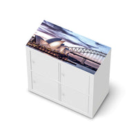 Möbelfolie Sydney - IKEA Expedit Regal [oben]  - weiss