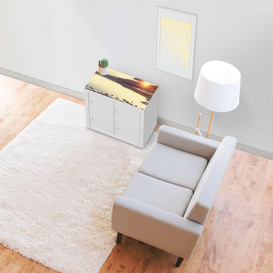 Möbelfolie Seaside Dreams - IKEA Expedit Regal [oben] - Wohnzimmer