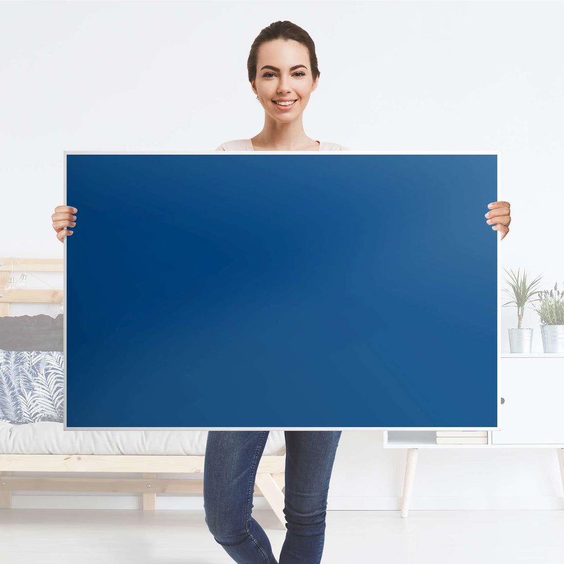 Möbelfolie Blau Dark - IKEA Hemnes Couchtisch 118x75 cm - Folie