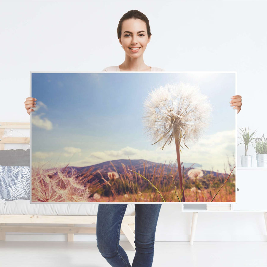 Möbelfolie Dandelion - IKEA Hemnes Couchtisch 118x75 cm - Folie