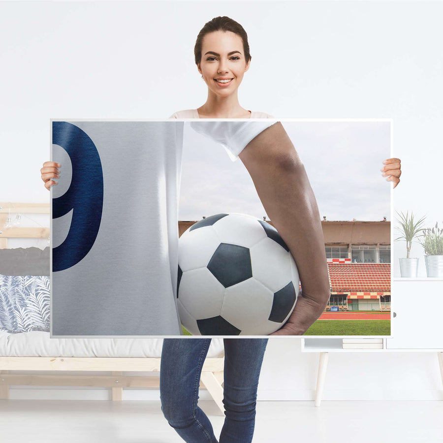 Möbelfolie Footballmania - IKEA Hemnes Couchtisch 118x75 cm - Folie