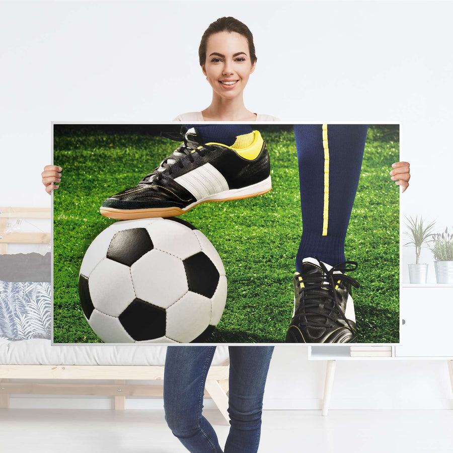 Möbelfolie Fussballstar - IKEA Hemnes Couchtisch 118x75 cm - Folie