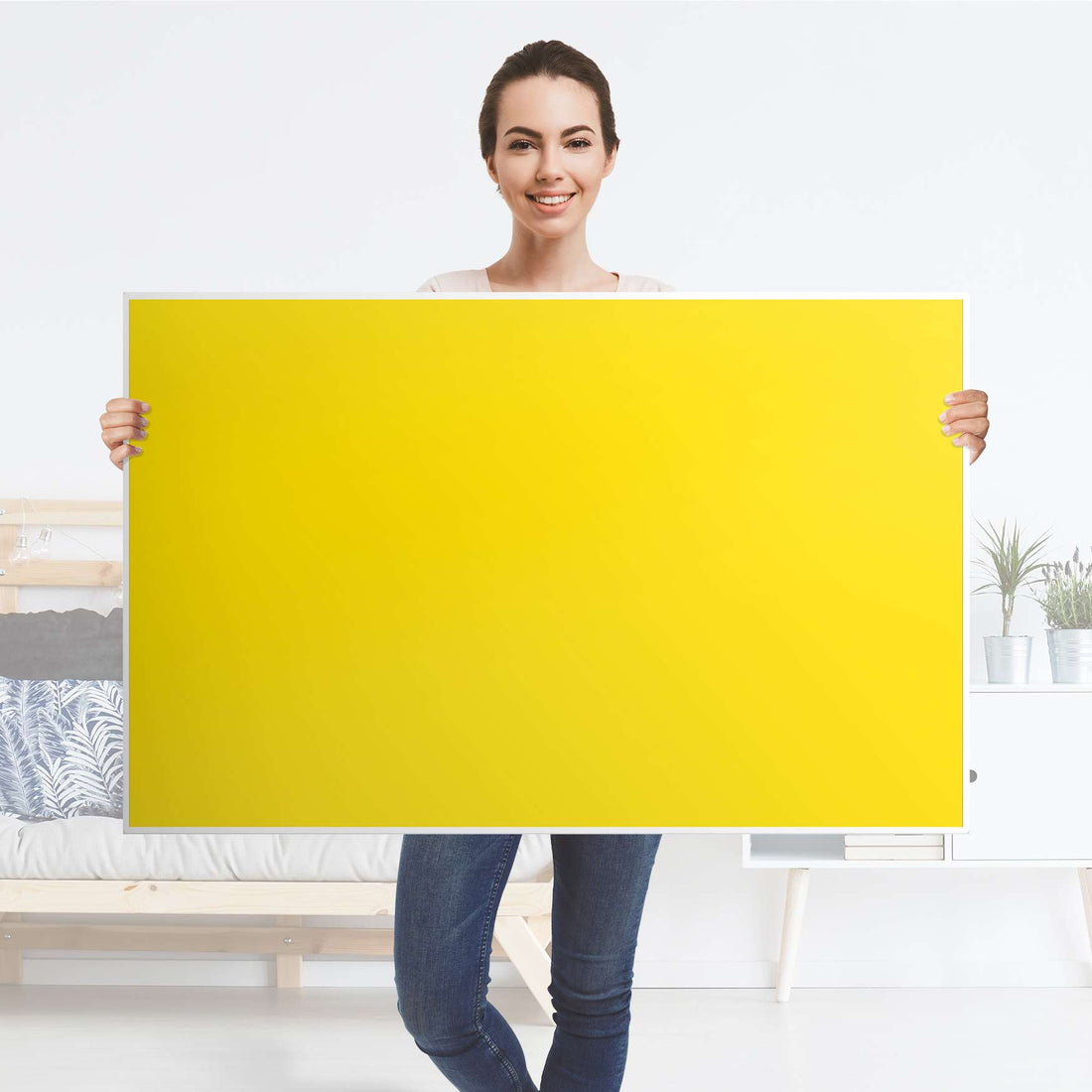 Möbelfolie Gelb Dark - IKEA Hemnes Couchtisch 118x75 cm - Folie