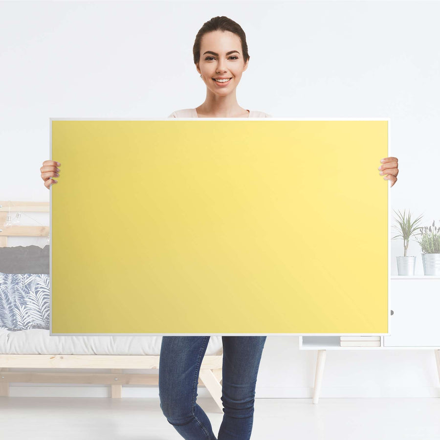 Möbelfolie Gelb Light - IKEA Hemnes Couchtisch 118x75 cm - Folie
