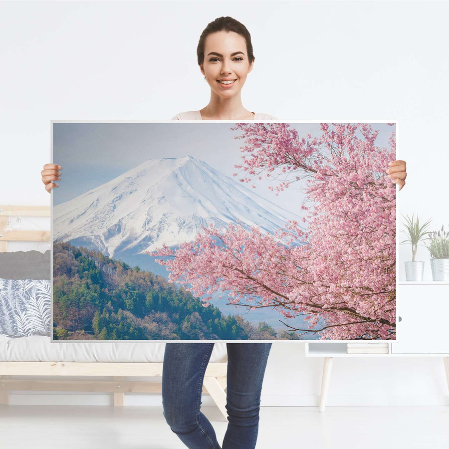 Möbelfolie Mount Fuji - IKEA Hemnes Couchtisch 118x75 cm - Folie