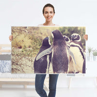 Möbelfolie Pingu Friendship - IKEA Hemnes Couchtisch 118x75 cm - Folie