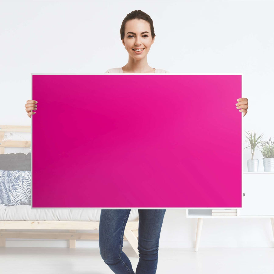 Möbelfolie Pink Dark - IKEA Hemnes Couchtisch 118x75 cm - Folie
