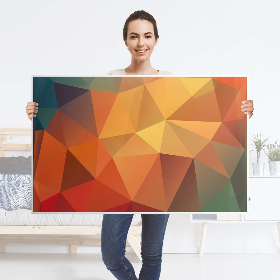 Möbelfolie Polygon - IKEA Hemnes Couchtisch 118x75 cm - Folie
