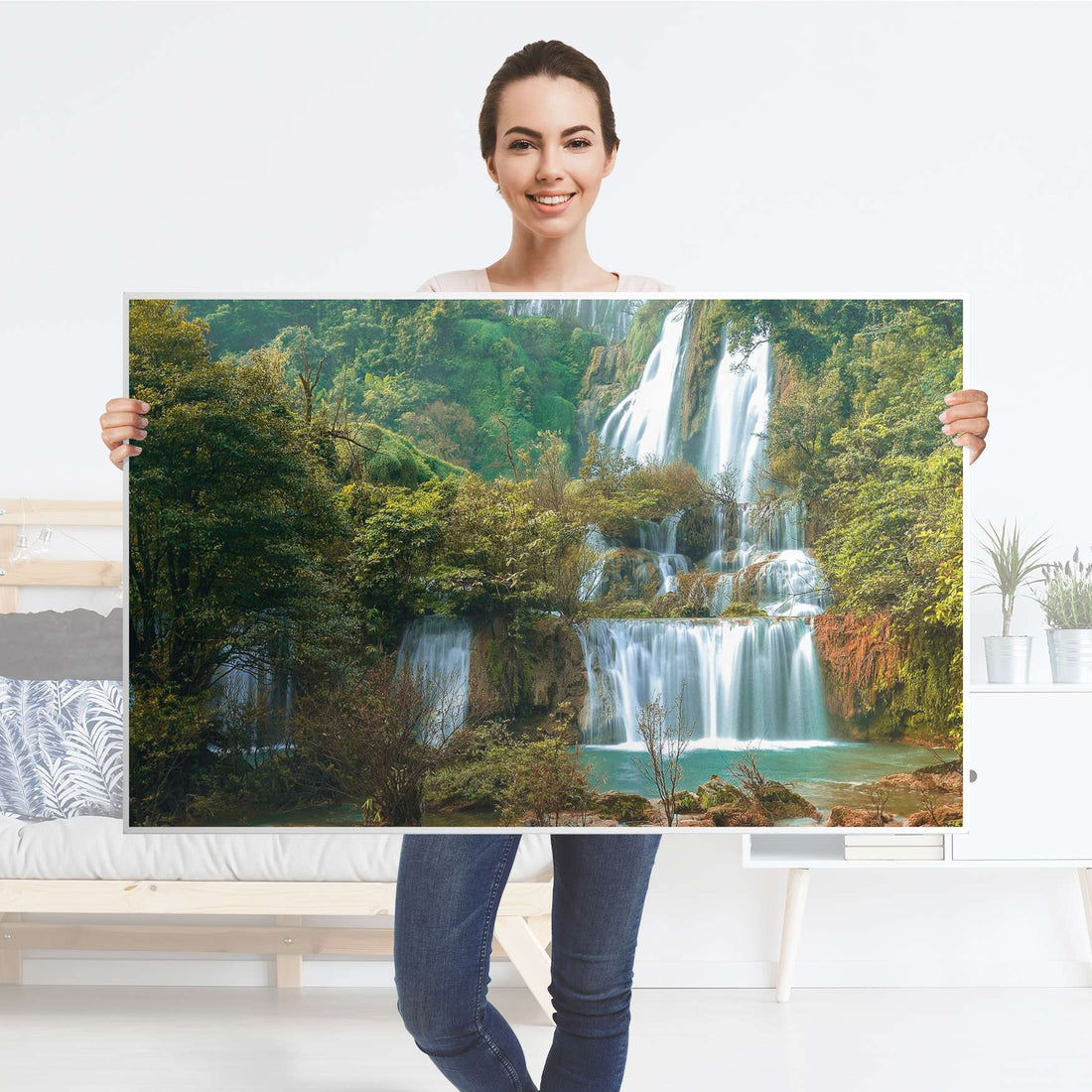 Möbelfolie Rainforest - IKEA Hemnes Couchtisch 118x75 cm - Folie