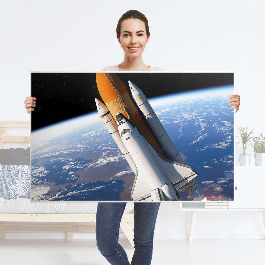 Möbelfolie Space Traveller - IKEA Hemnes Couchtisch 118x75 cm - Folie