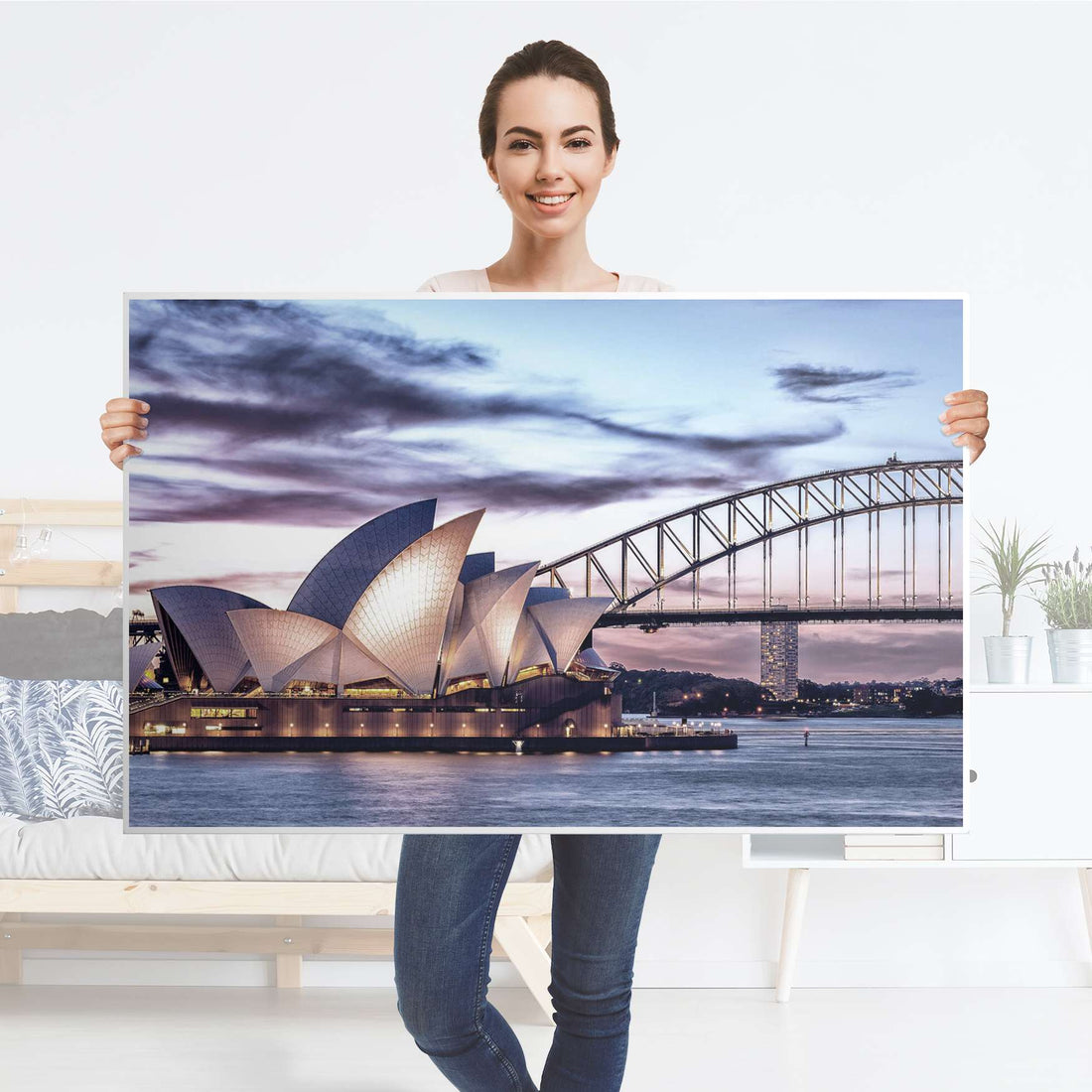 Möbelfolie Sydney - IKEA Hemnes Couchtisch 118x75 cm - Folie