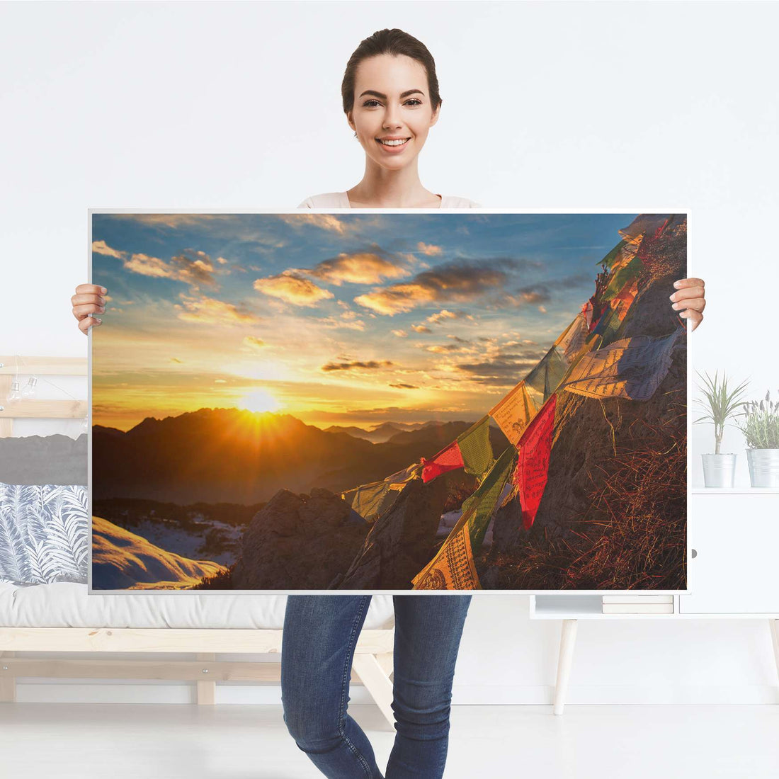 Möbelfolie Tibet - IKEA Hemnes Couchtisch 118x75 cm - Folie
