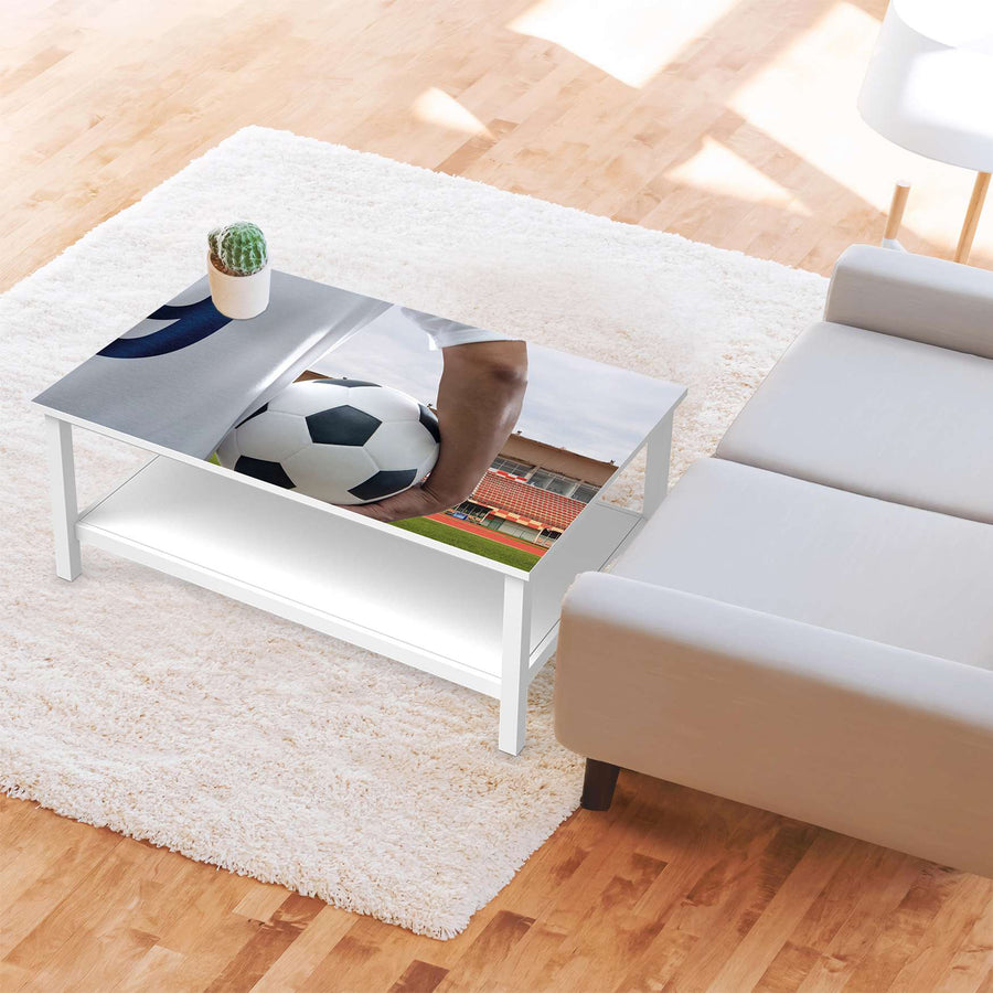 Möbelfolie Footballmania - IKEA Hemnes Couchtisch 118x75 cm - Kinderzimmer