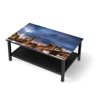 Möbelfolie Brooklyn Bridge - IKEA Hemnes Couchtisch 118x75 cm - schwarz