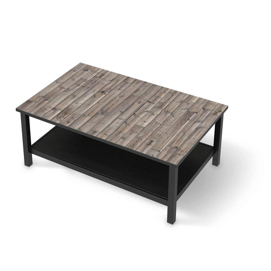 Möbelfolie Dark washed - IKEA Hemnes Couchtisch 118x75 cm - schwarz