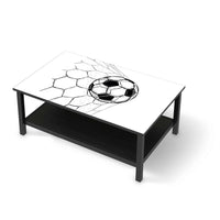 Möbelfolie Eingenetzt - IKEA Hemnes Couchtisch 118x75 cm - schwarz