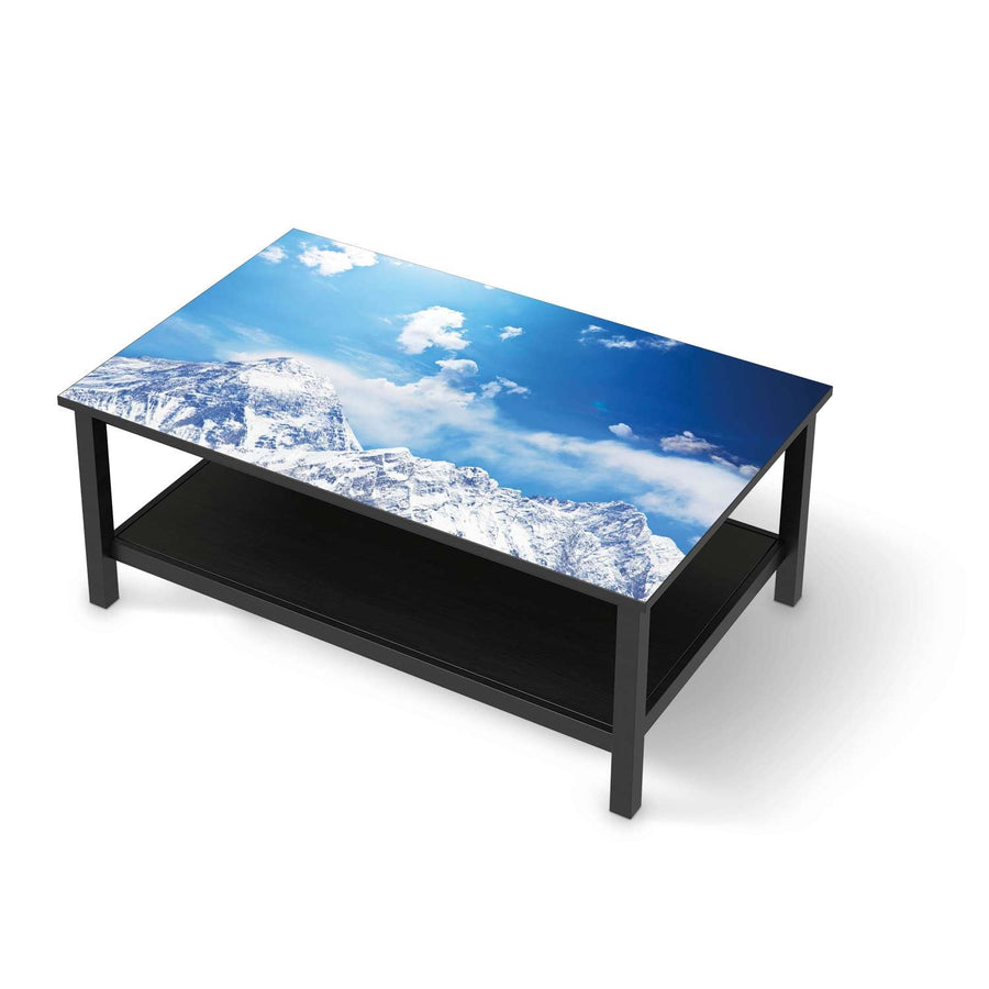 Möbelfolie Everest - IKEA Hemnes Couchtisch 118x75 cm - schwarz
