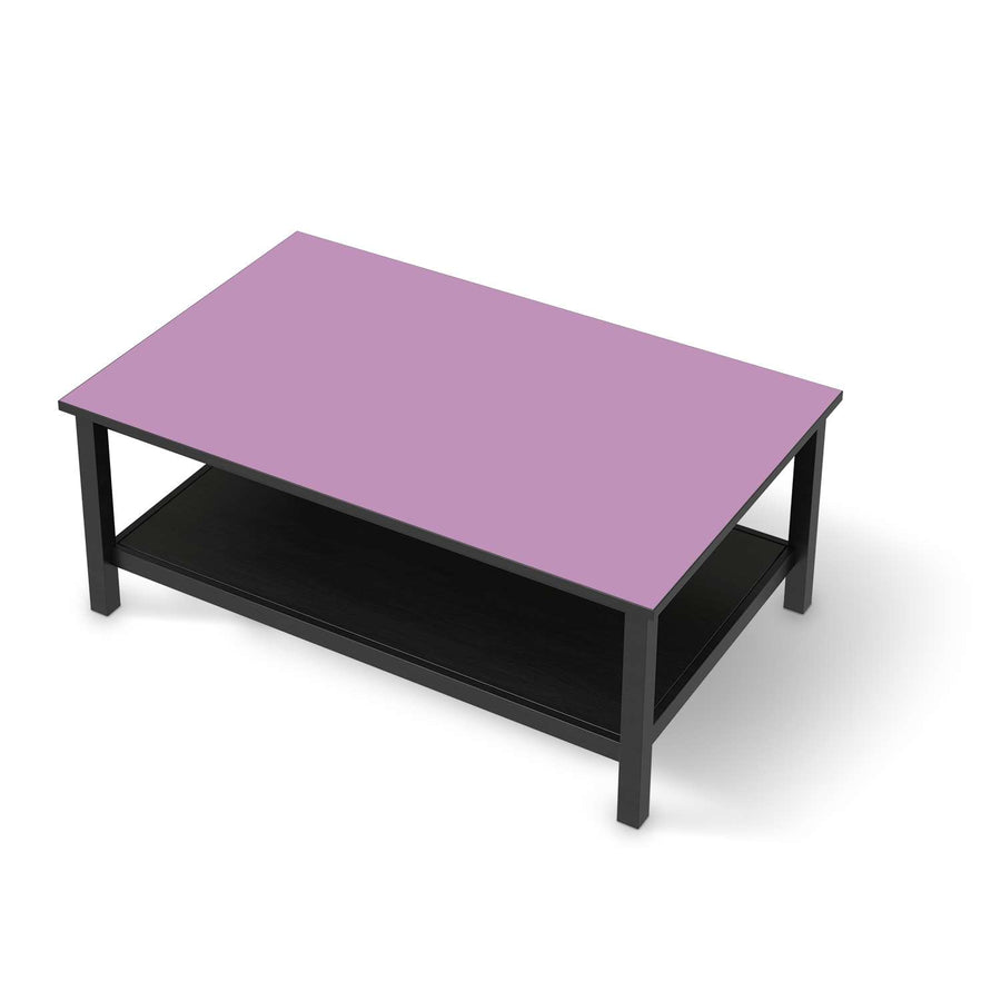 Möbelfolie Flieder Light - IKEA Hemnes Couchtisch 118x75 cm - schwarz