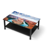 Möbelfolie Grand Canyon - IKEA Hemnes Couchtisch 118x75 cm - schwarz
