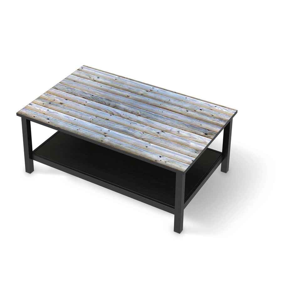 Möbelfolie Greyhound - IKEA Hemnes Couchtisch 118x75 cm - schwarz