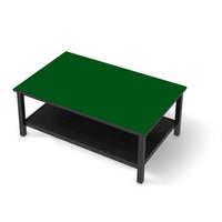 Möbelfolie Grün Dark - IKEA Hemnes Couchtisch 118x75 cm - schwarz
