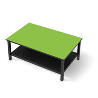 Möbelfolie Hellgrün Dark - IKEA Hemnes Couchtisch 118x75 cm - schwarz