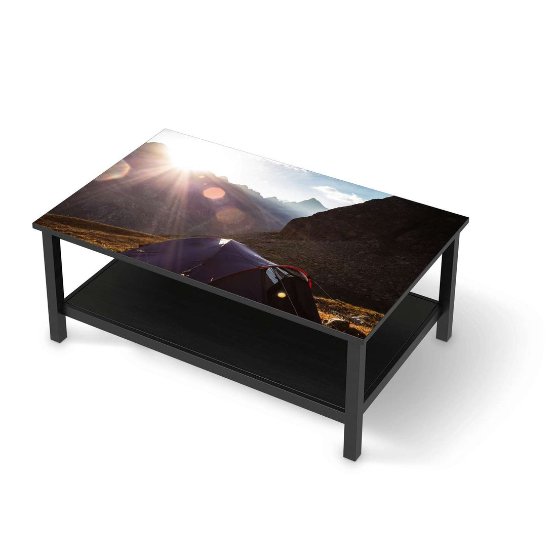 Möbelfolie Into the Wild - IKEA Hemnes Couchtisch 118x75 cm - schwarz
