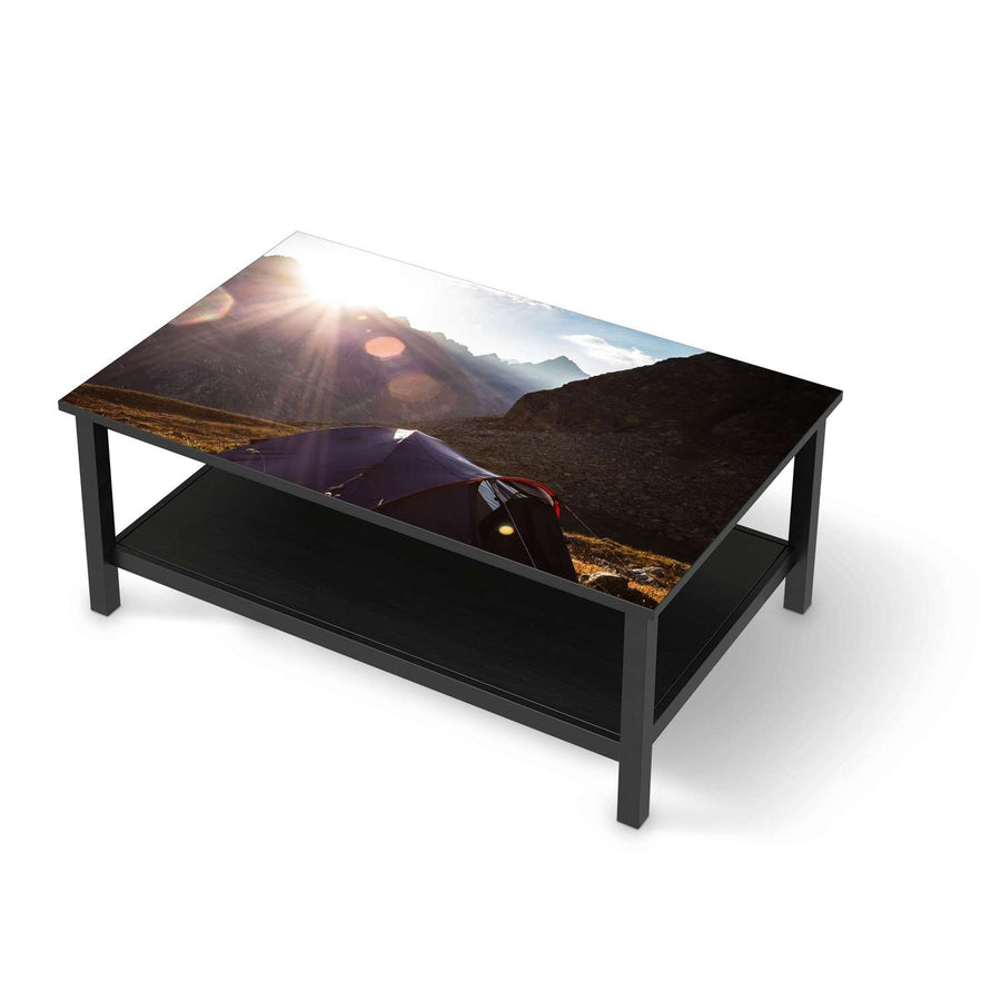 Möbelfolie Into the Wild - IKEA Hemnes Couchtisch 118x75 cm - schwarz