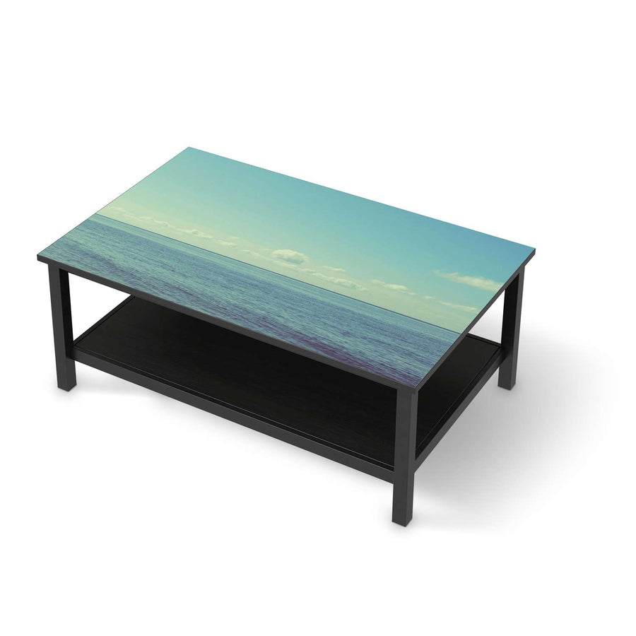 Möbelfolie Mehr Meer - IKEA Hemnes Couchtisch 118x75 cm - schwarz
