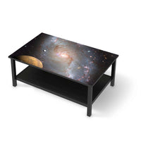 Möbelfolie Milky Way - IKEA Hemnes Couchtisch 118x75 cm - schwarz