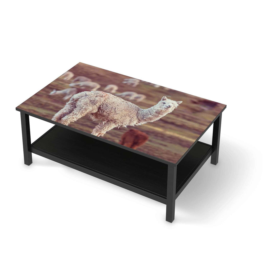 Möbelfolie Pako - IKEA Hemnes Couchtisch 118x75 cm - schwarz