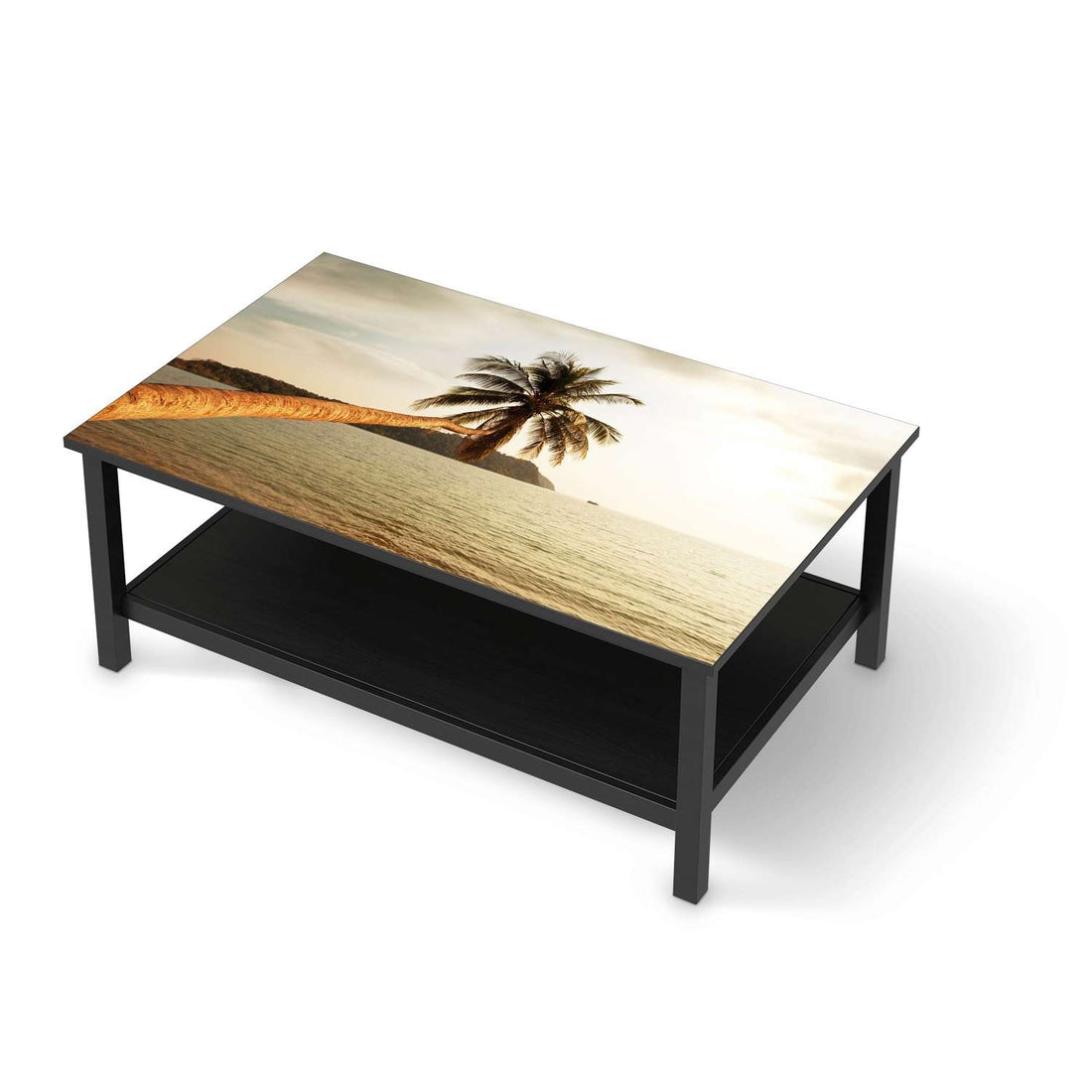 Möbelfolie Paradise - IKEA Hemnes Couchtisch 118x75 cm - schwarz
