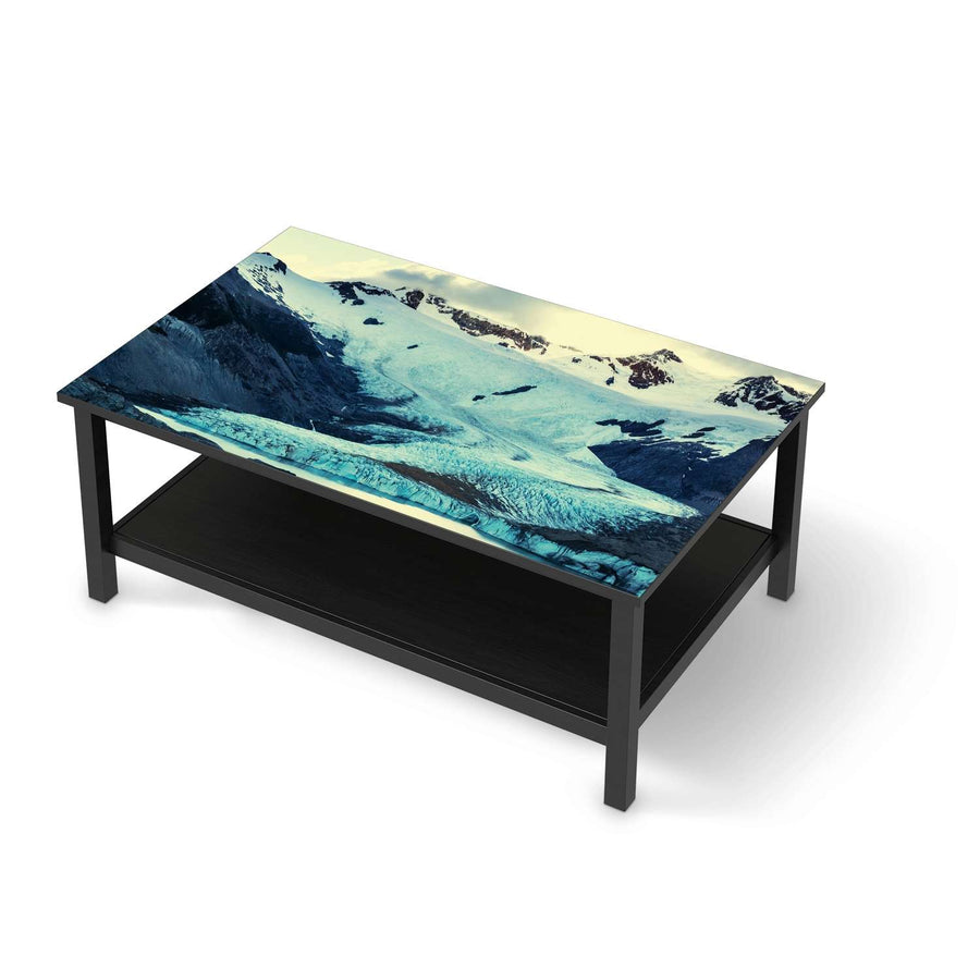 Möbelfolie Patagonia - IKEA Hemnes Couchtisch 118x75 cm - schwarz