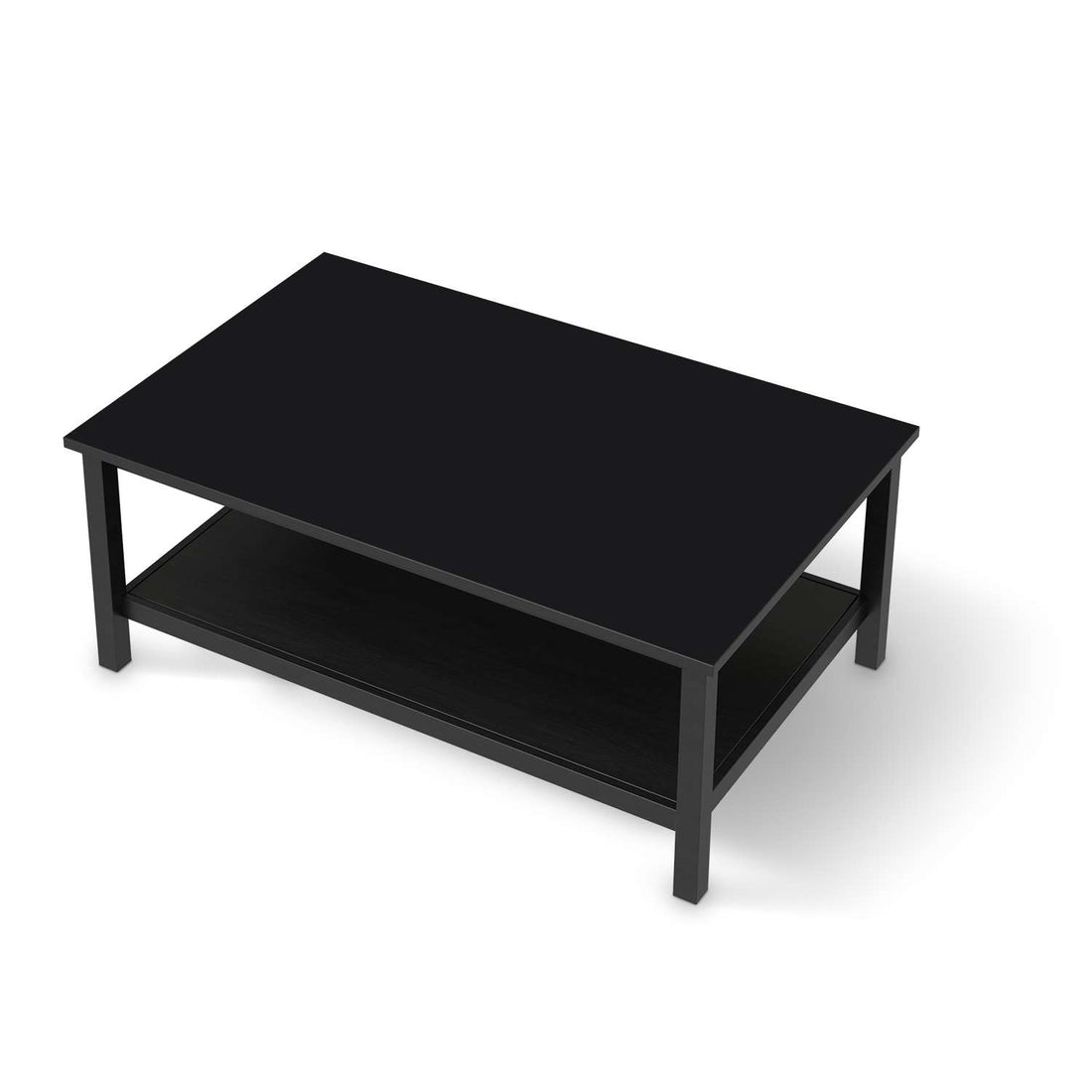 Möbelfolie Schwarz  - IKEA Hemnes Couchtisch 118x75 cm - schwarz