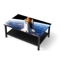Möbelfolie Space Traveller - IKEA Hemnes Couchtisch 118x75 cm - schwarz