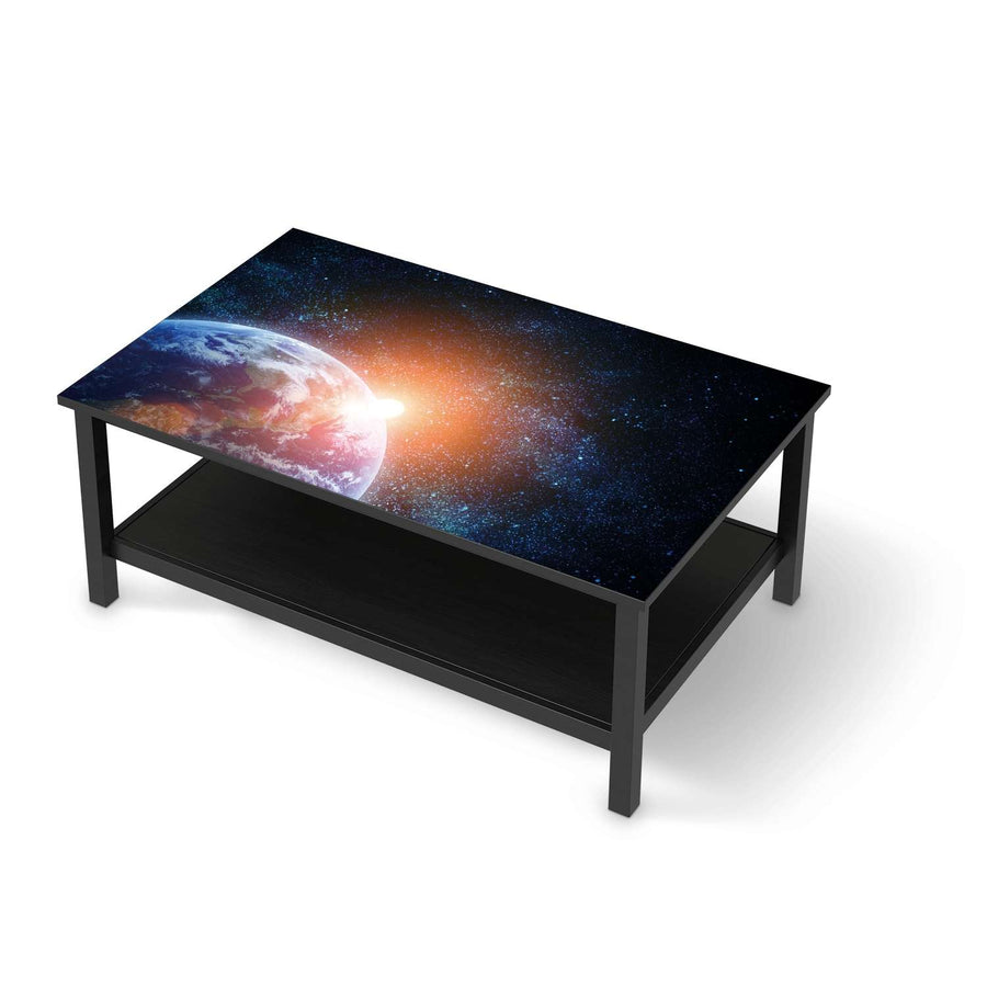 Möbelfolie Sunrise - IKEA Hemnes Couchtisch 118x75 cm - schwarz