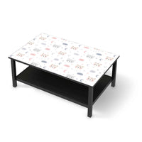 Möbelfolie Sweet Dreams - IKEA Hemnes Couchtisch 118x75 cm - schwarz