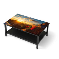 Möbelfolie Tibet - IKEA Hemnes Couchtisch 118x75 cm - schwarz