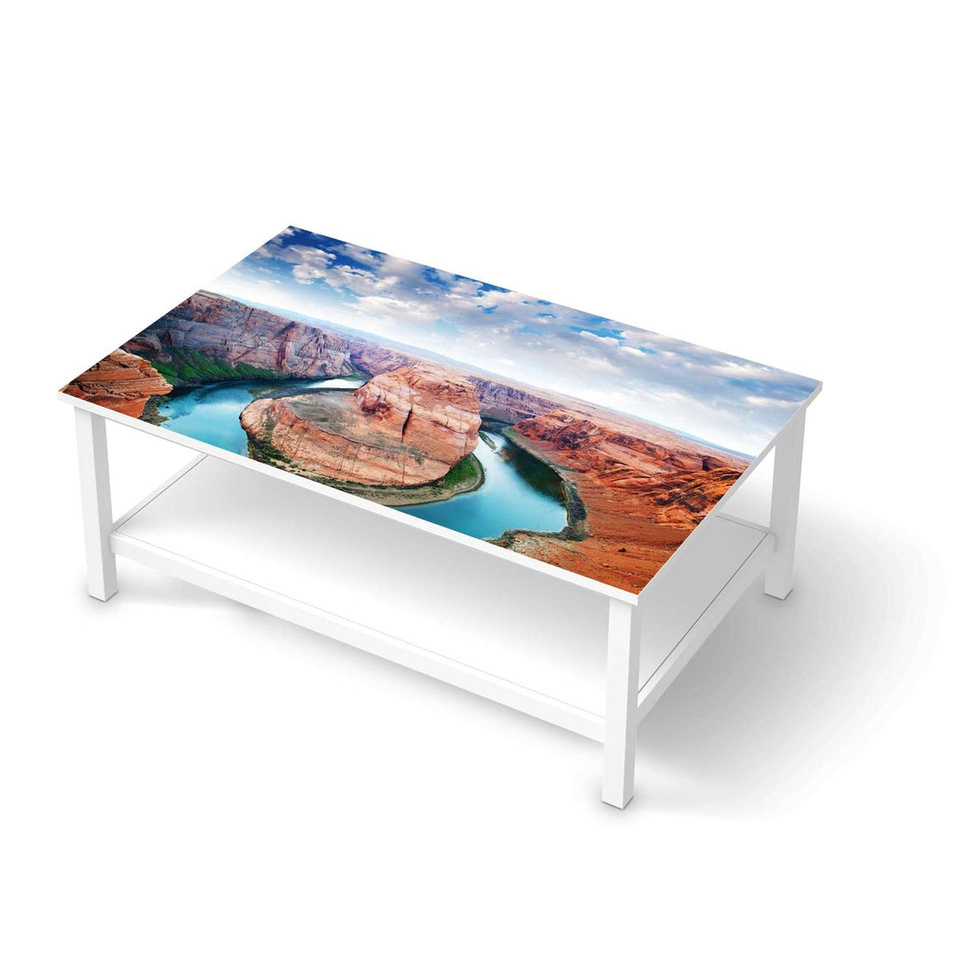 Möbelfolie Grand Canyon - IKEA Hemnes Couchtisch 118x75 cm  - weiss