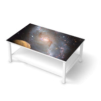 Möbelfolie Milky Way - IKEA Hemnes Couchtisch 118x75 cm  - weiss
