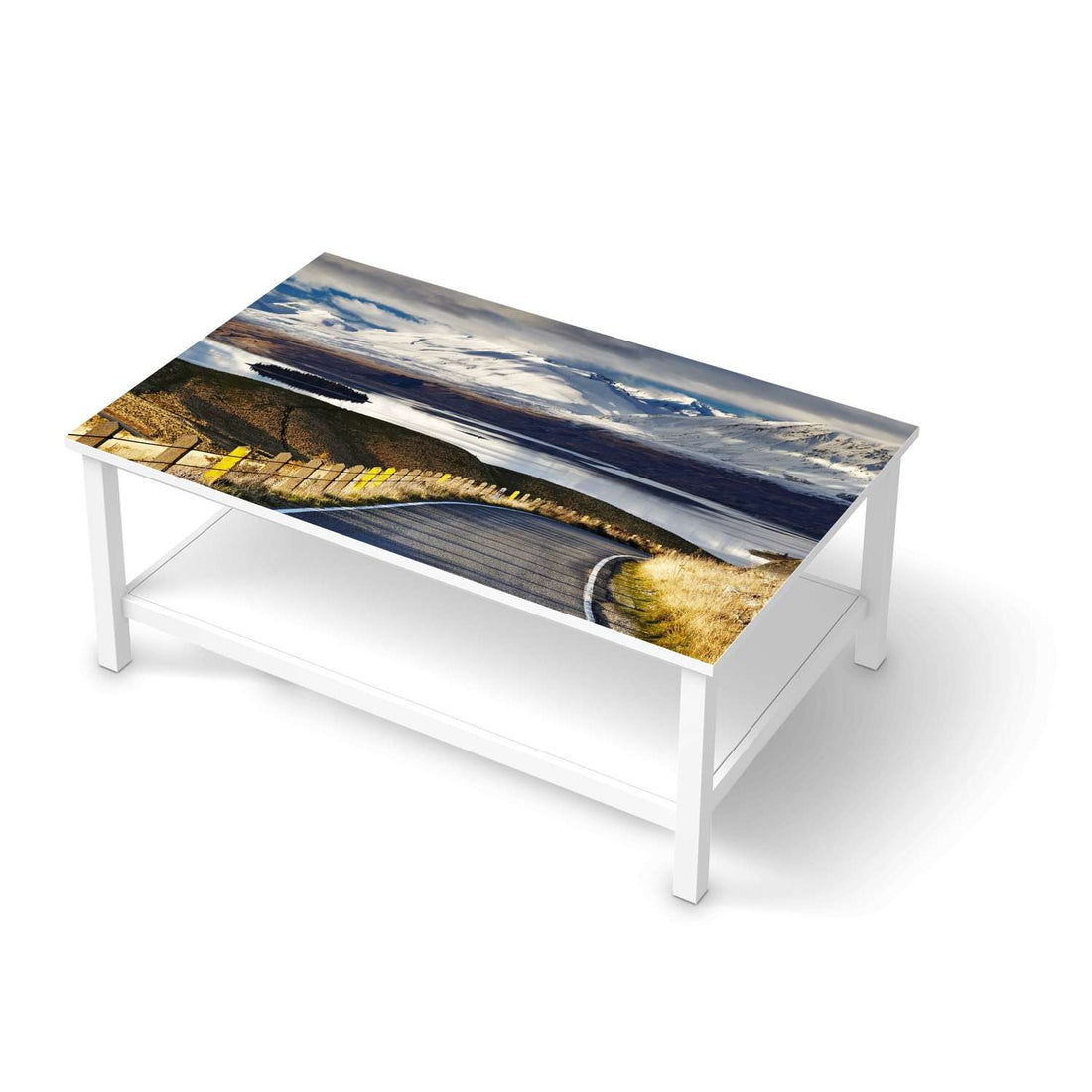 Möbelfolie New Zealand - IKEA Hemnes Couchtisch 118x75 cm  - weiss