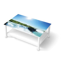 Möbelfolie Niagara Falls - IKEA Hemnes Couchtisch 118x75 cm  - weiss