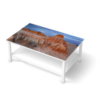 Möbelfolie Outback Australia - IKEA Hemnes Couchtisch 118x75 cm  - weiss