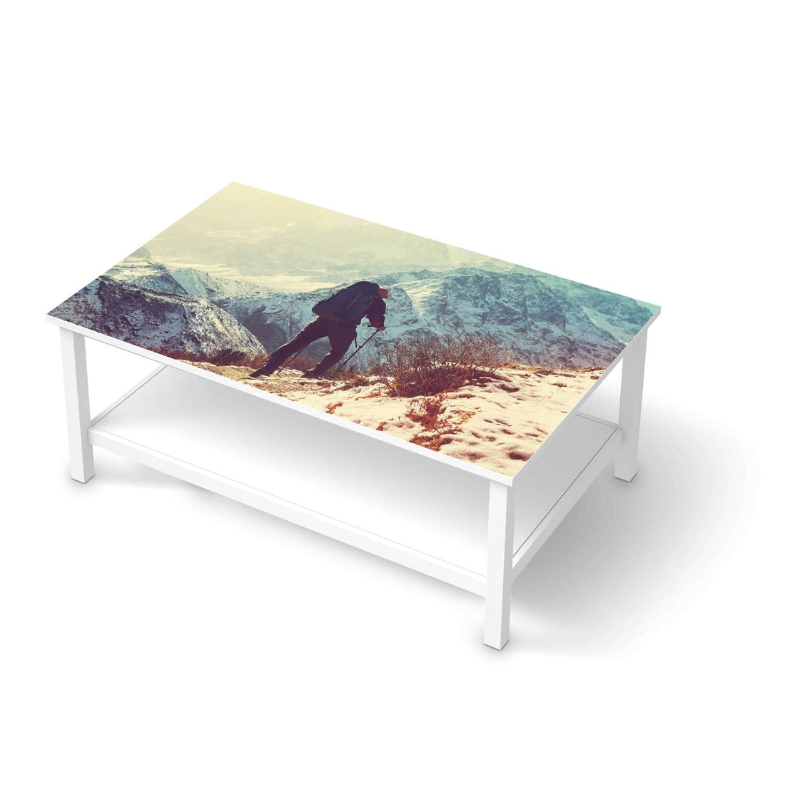 Möbelfolie The sky is the limit - IKEA Hemnes Couchtisch 118x75 cm  - weiss