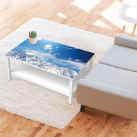 Möbelfolie Everest - IKEA Hemnes Couchtisch 118x75 cm - Wohnzimmer